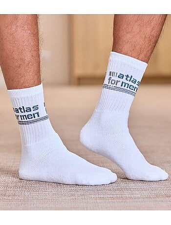 Lot de 6 paires de chaussettes mi-hautes spor - atlas for men