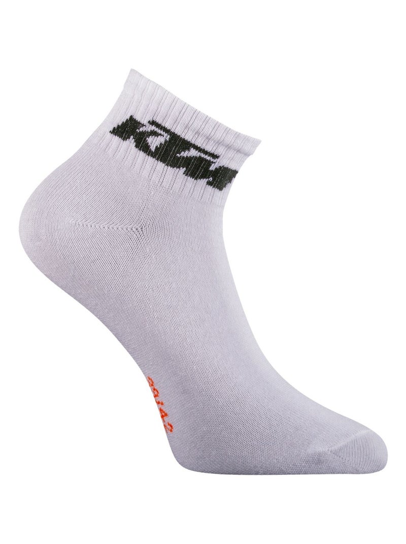Lot de 6 Paires de Chaussettes Mid homme Ktm Blanc - Kiabi