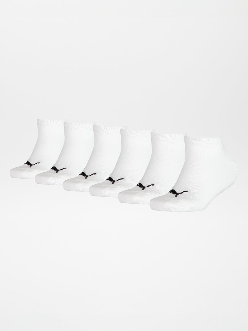 Lot de 6 paires de chaussettes 'Puma' Blanc - Kiabi