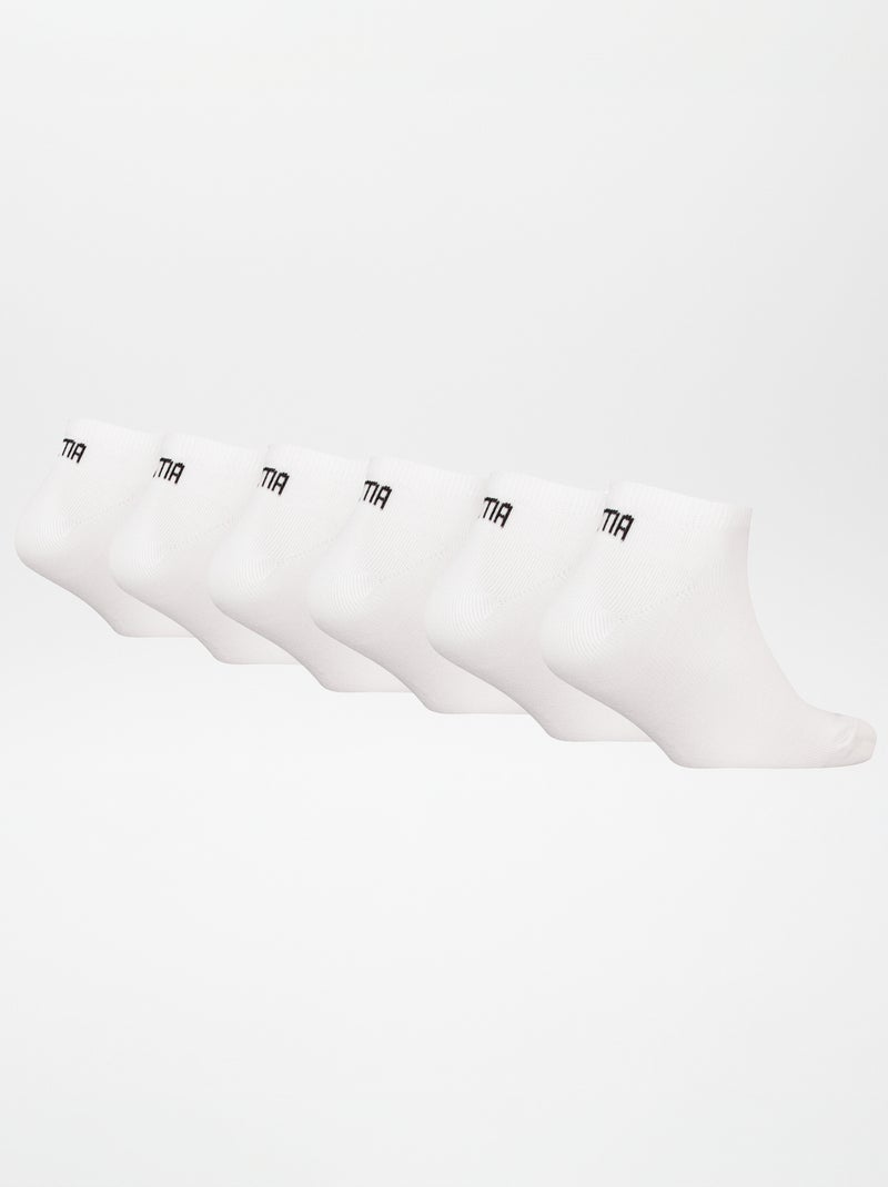 Lot de 6 paires de chaussettes 'Puma' Blanc - Kiabi