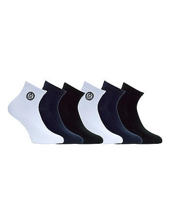 Lot de 6 paires de chaussettes quarter en coton peigné Serge Blanco Serge Blanco