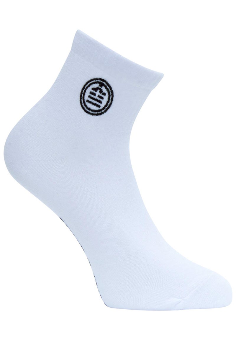 Lot de 6 paires de chaussettes quarter en coton peigné Serge Blanco Serge Blanco Noir - Kiabi