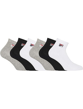 Lot de 6 paires de chaussettes quarter homme classic fila
