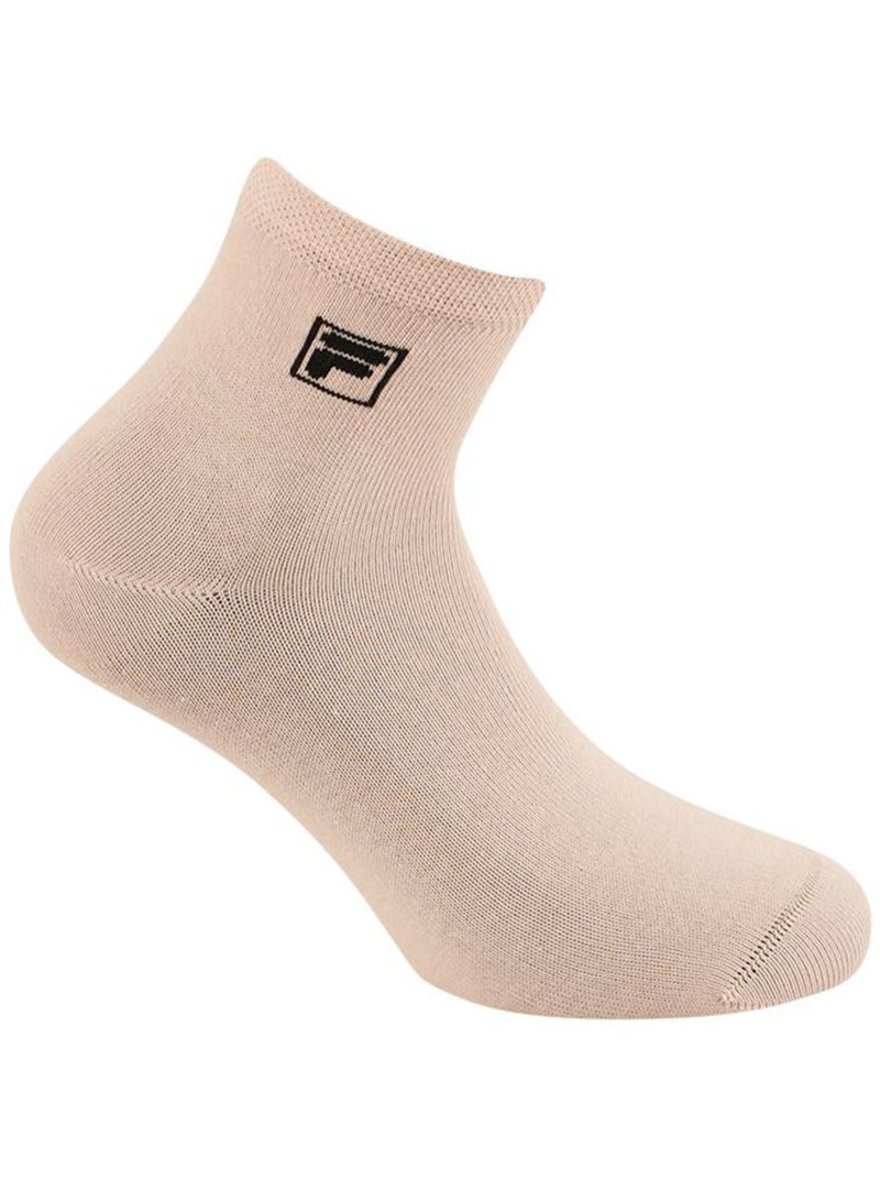 Lot de 6 paires de chaussettes quarter homme Mocho Mousse Fila Beige - Kiabi