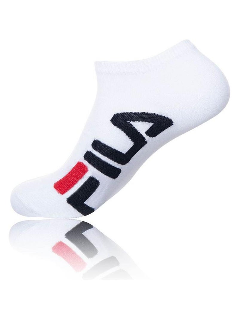 Lot de 6 Paires de Chaussettes socquettes homme 9199 Fila Blanc - Kiabi