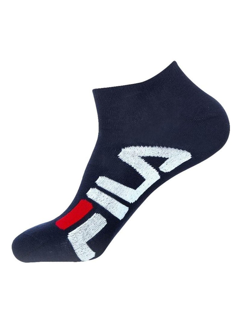 Lot de 6 Paires de Chaussettes socquettes homme 9199 Fila Bleu - Kiabi
