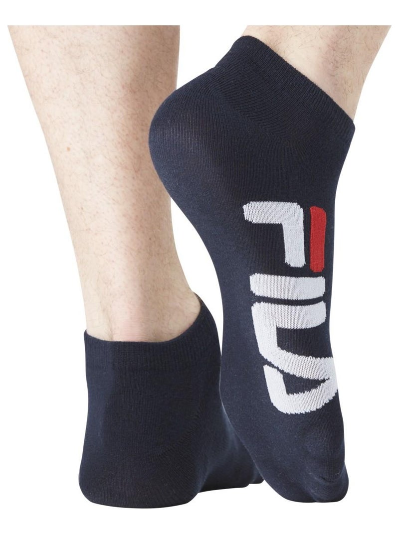 Lot de 6 Paires de Chaussettes socquettes homme 9199 Fila Bleu - Kiabi