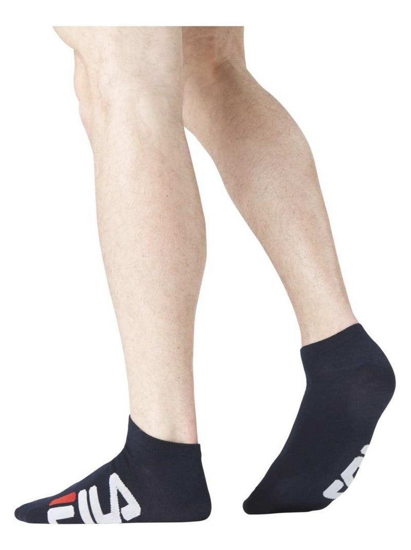 Lot de 6 Paires de Chaussettes socquettes homme 9199 Fila Bleu - Kiabi