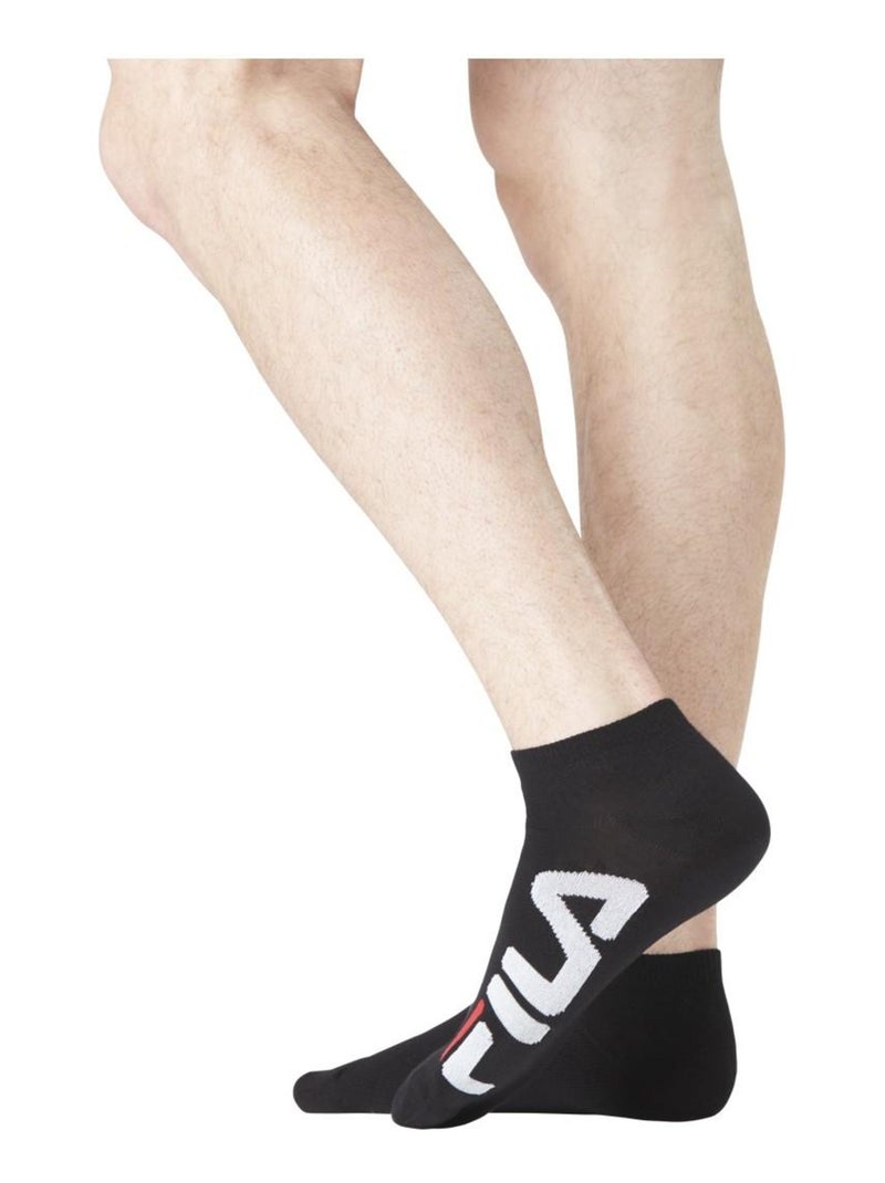 Lot de 6 Paires de Chaussettes socquettes homme 9199 Fila Noir - Kiabi