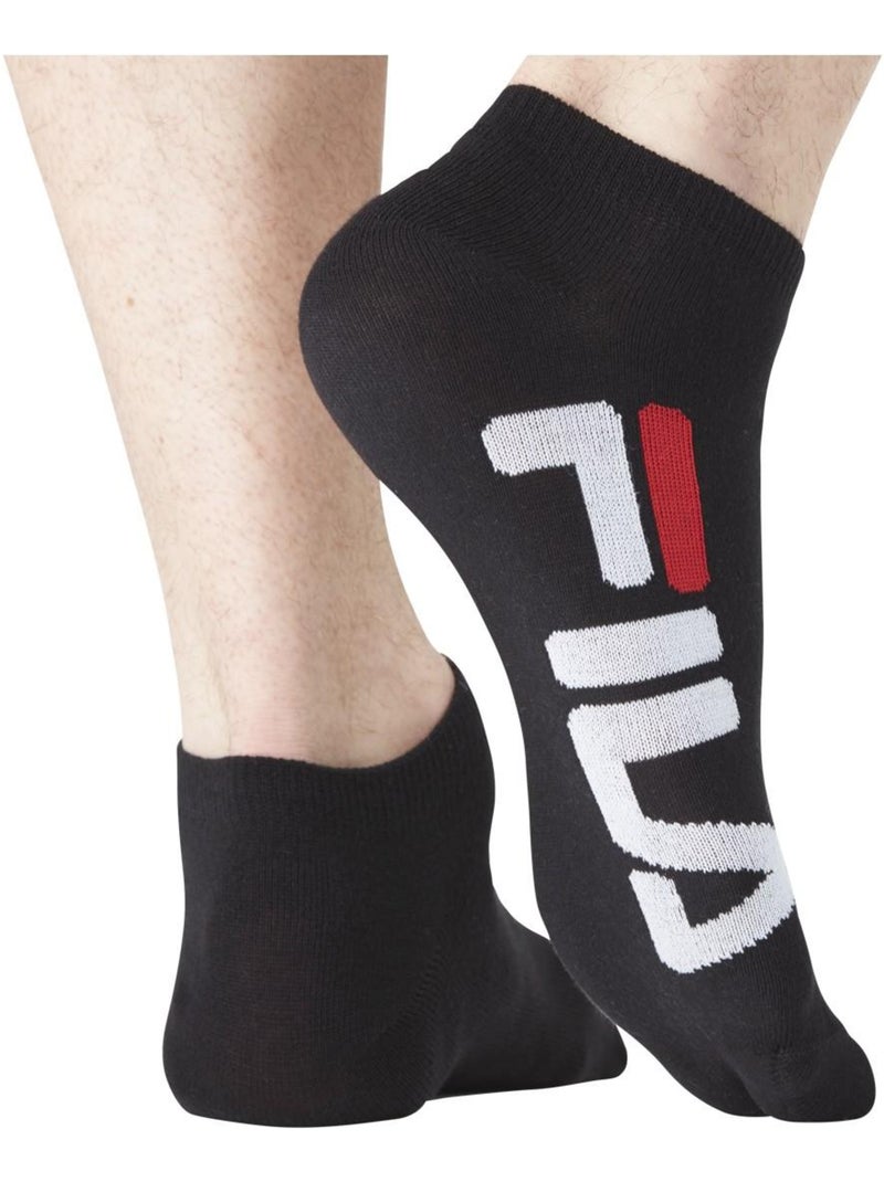 Lot de 6 Paires de Chaussettes socquettes homme 9199 Fila Noir - Kiabi