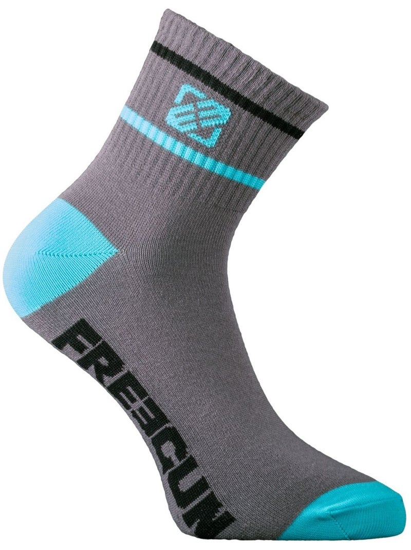 Lot de 6 Paires de Chaussettes Socquettes homme assorties Freegun Noir Gris - Kiabi