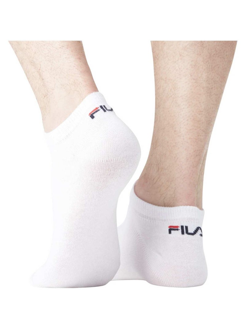 Lot de 6 Paires de Chaussettes socquettes homme Fila Blanc - Kiabi