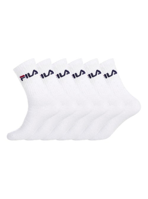Lot de 6 Paires de Chaussettes Tennis Fila - Kiabi