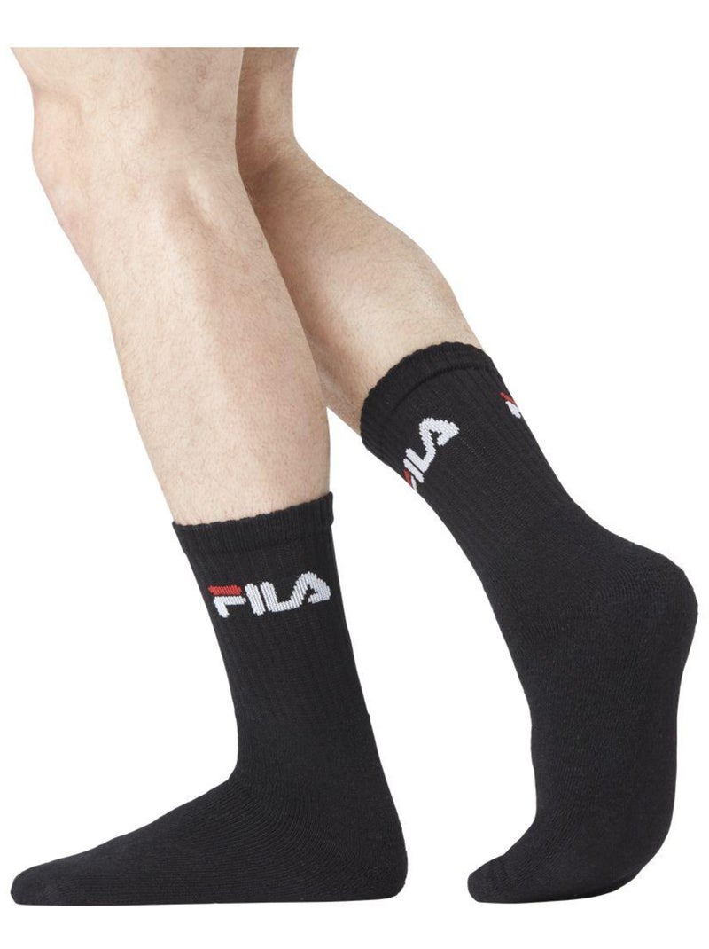 Lot de 6 Paires de Chaussettes Tennis Fila Noir - Kiabi