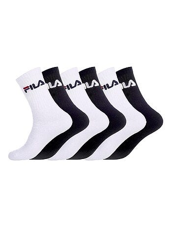 Lot de 6 paires de chaussettes tennis homme fila