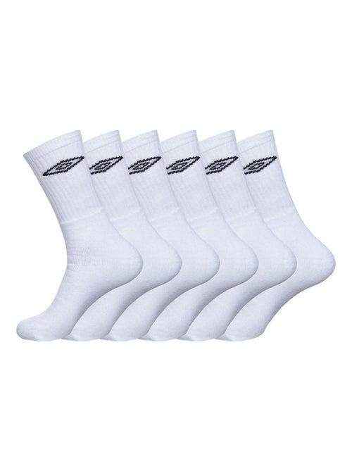 Lot de 6 Paires de Chaussettes Tennis homme Umbro - Kiabi