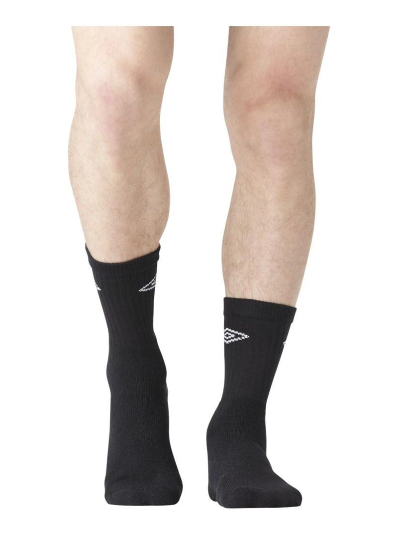 Lot de 6 Paires de Chaussettes Tennis homme Umbro Noir - Kiabi