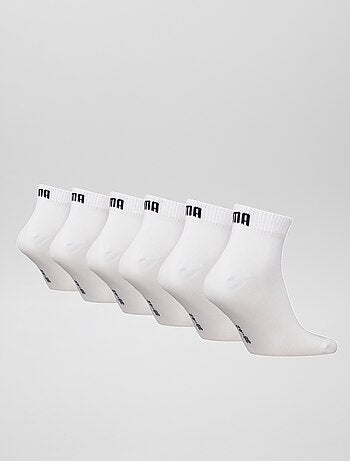 Dickies Lot de 12 paires de chaussettes rembourrées pour homme, Blanc (12 paires), 38-43 EU