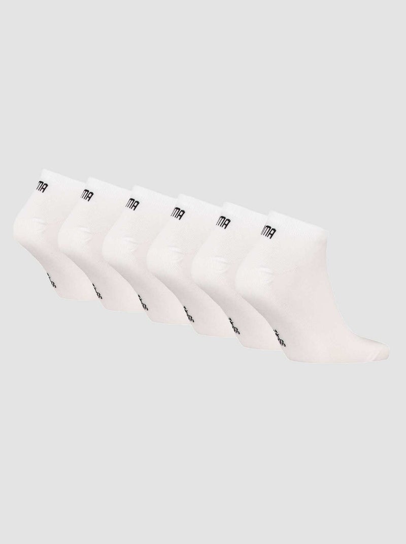 Lot de 6 paires de chaussettes unisex 'Puma' Blanc - Kiabi