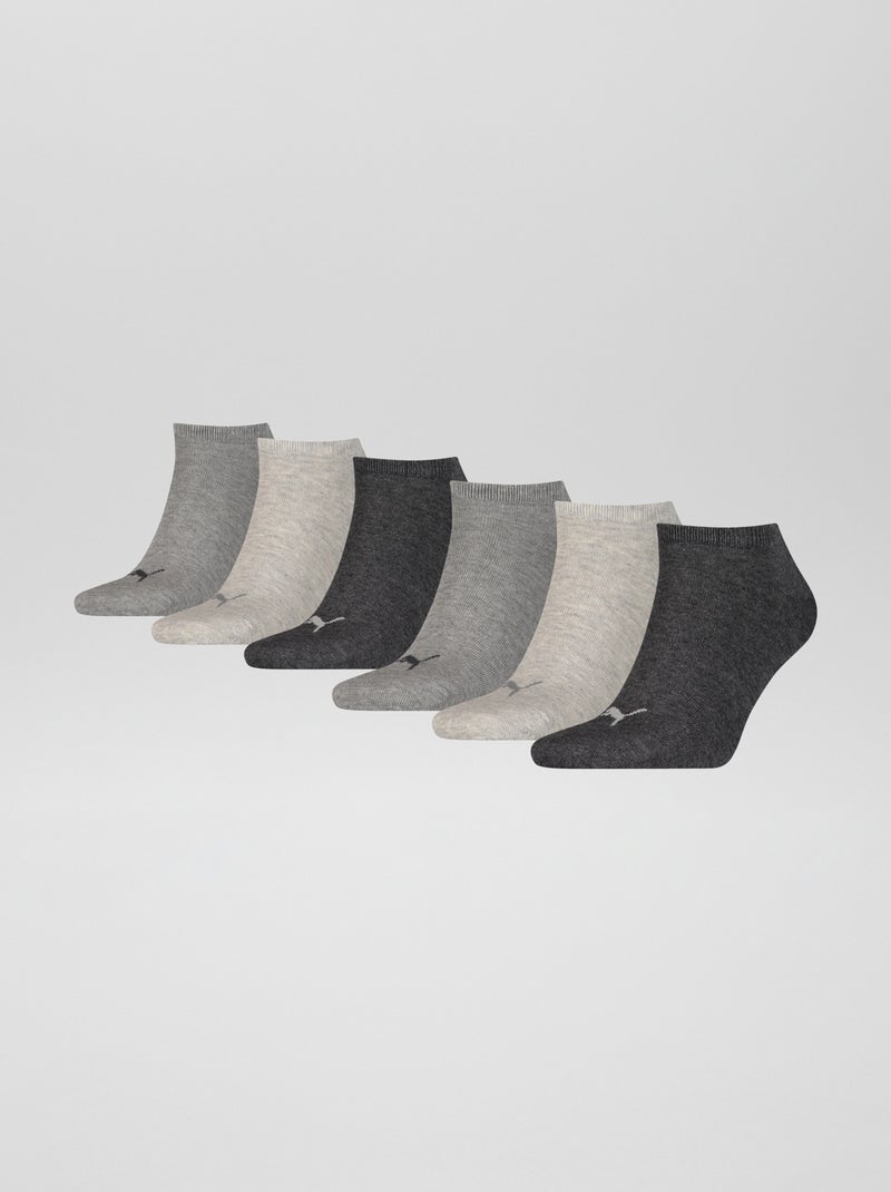 Lot de 6 paires de chaussettes unisex 'Puma' Gris - Kiabi