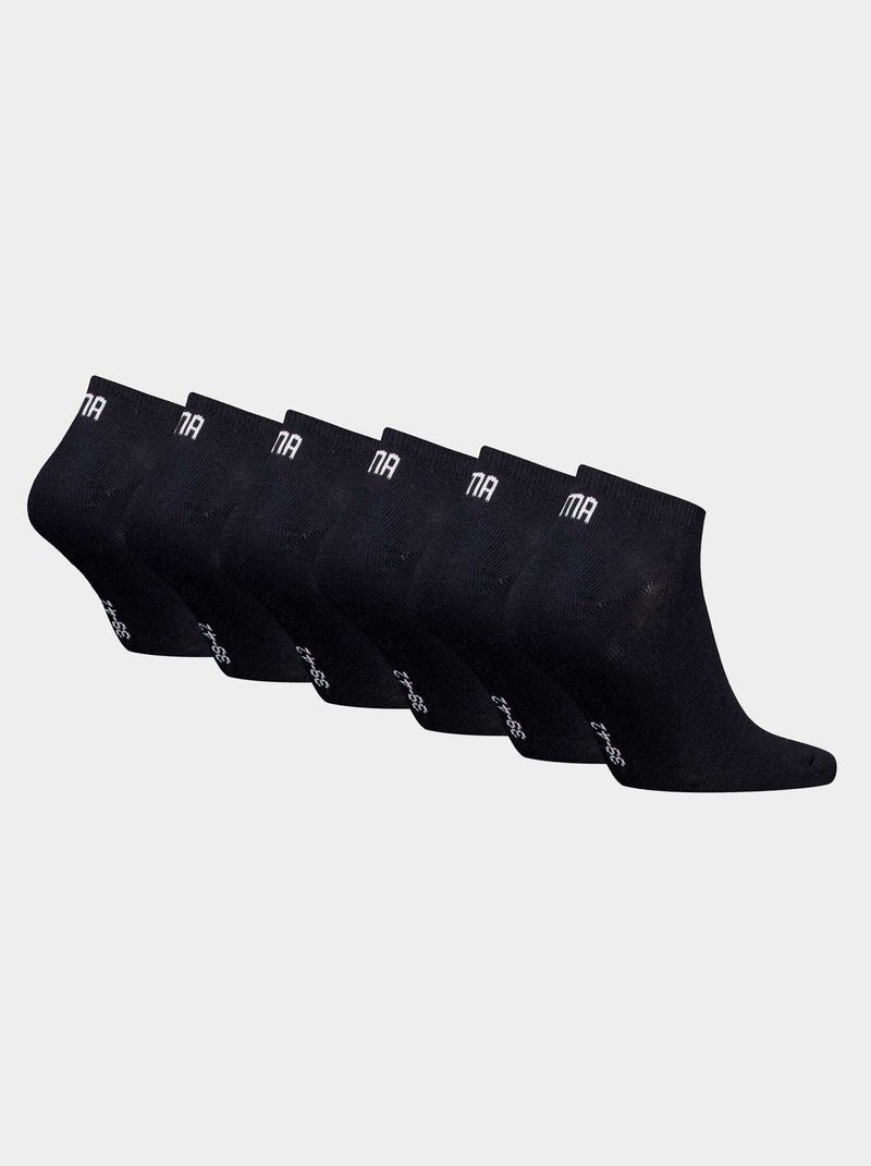 Lot de 6 paires de chaussettes unisex 'Puma' noir - Kiabi