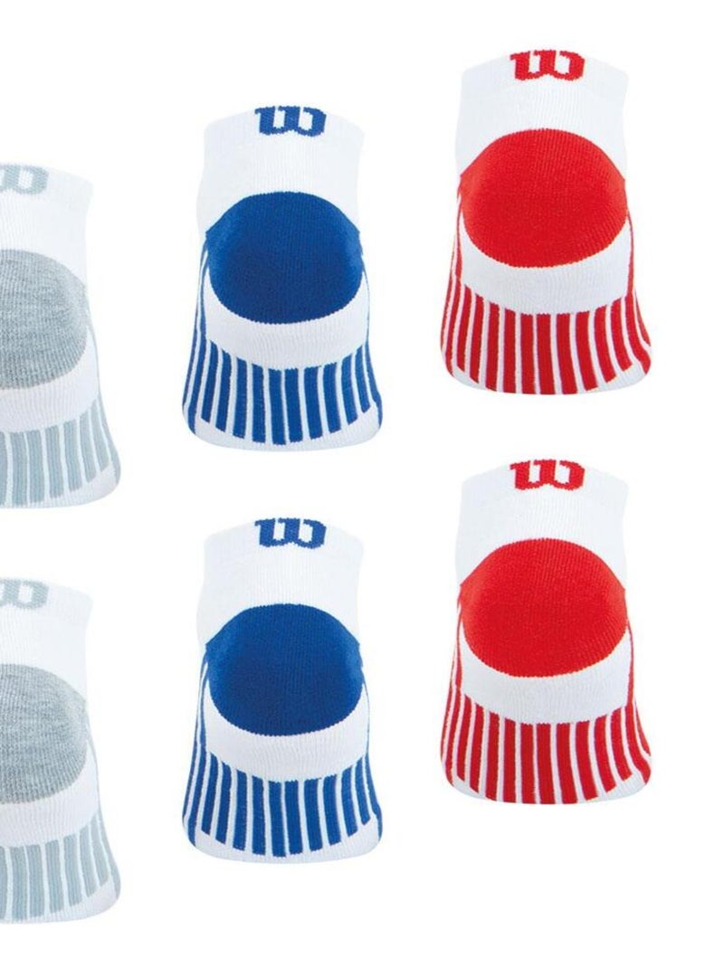 Lot de 6 paires de mi-chaussettes Homme Wilson Blanc - Kiabi