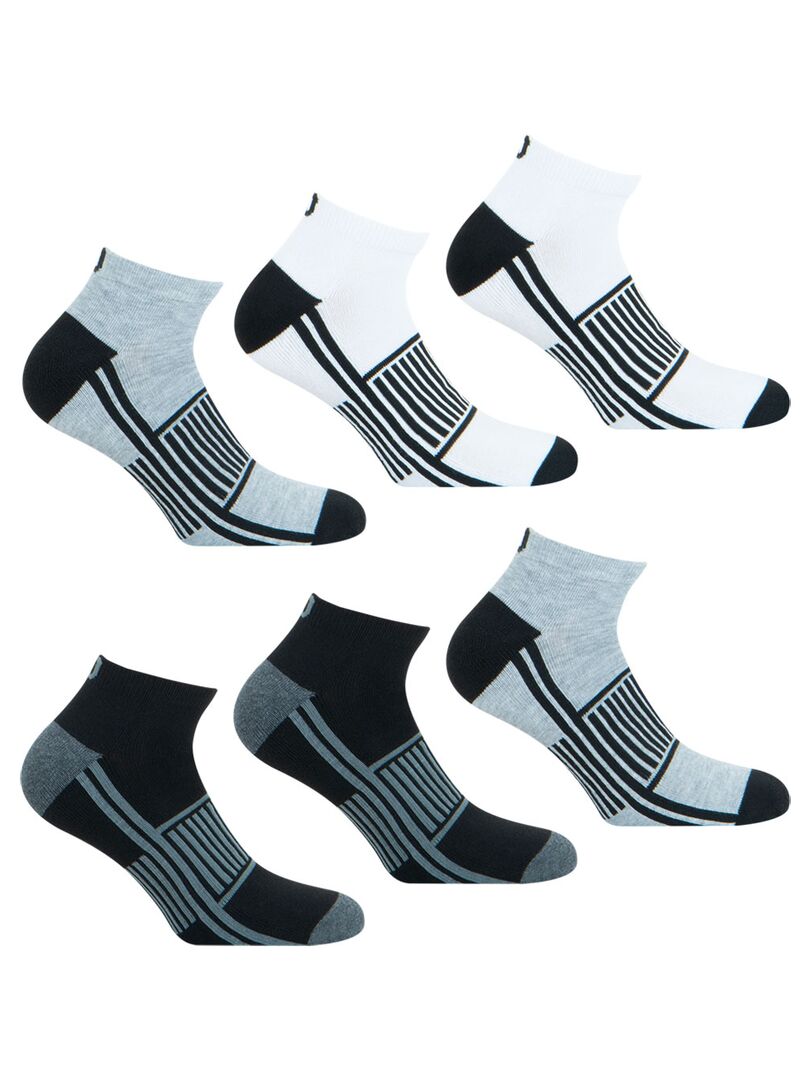 Socquettes homme gris T43/46 WILSON : le lot de 6 paires de socquettes à  Prix Carrefour