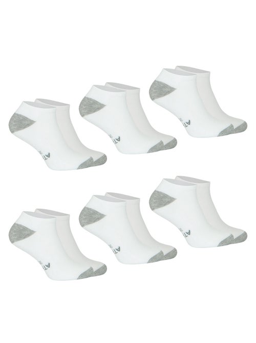 Lot de 6 paires de socquettes homme Ecopack Sport Athena - Kiabi