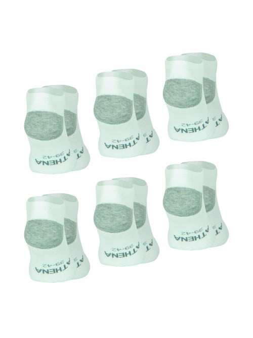 Lot de 6 paires de socquettes homme Ecopack Sport Athena - Kiabi