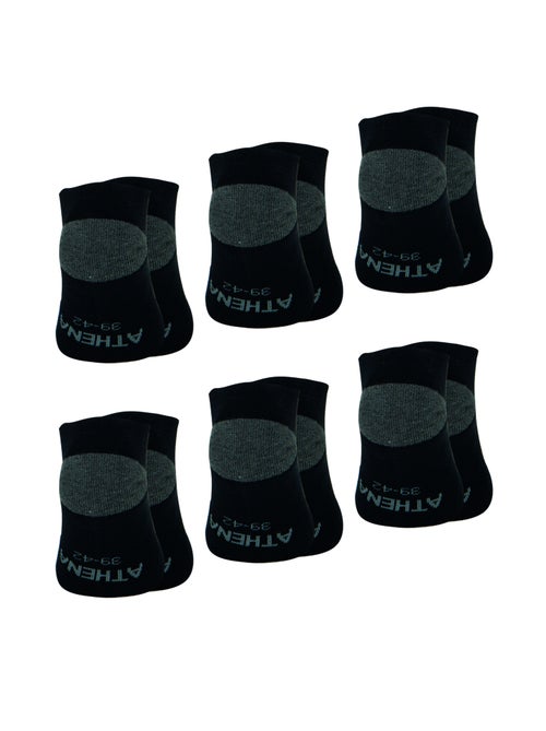 Lot de 6 paires de socquettes homme Ecopack Sport Athena - Kiabi
