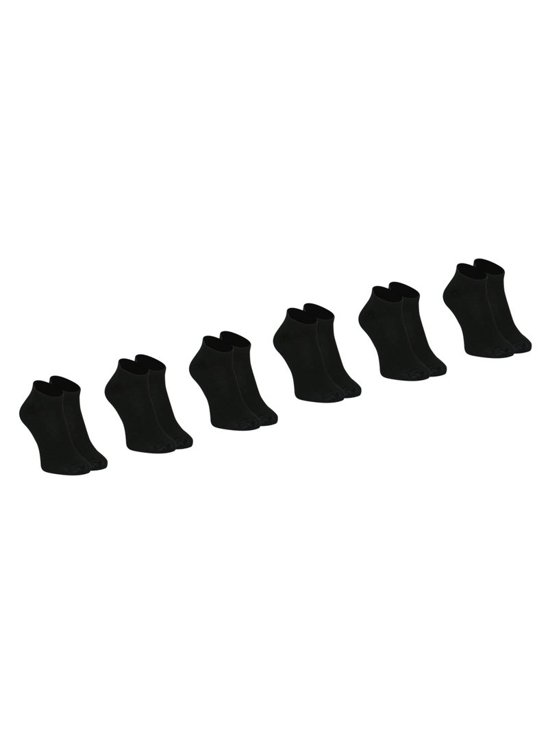 Lot de 6 paires de socquettes homme My Petit Prix Athena Noir - Kiabi