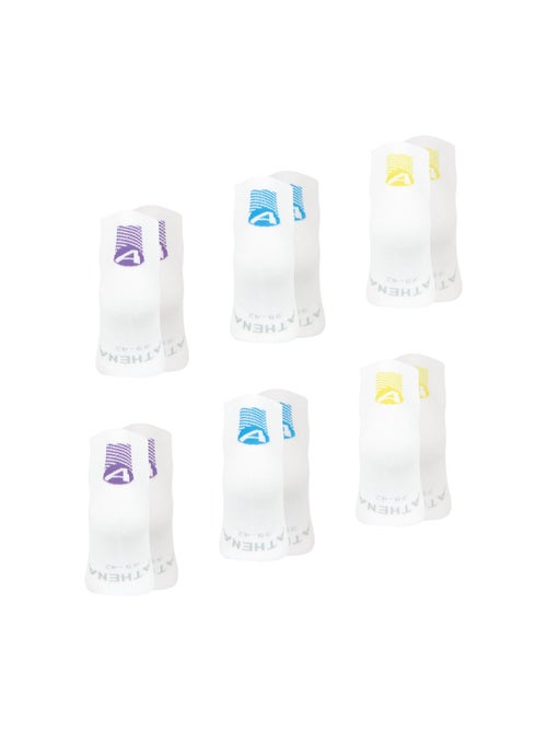Lot de 6 paires de socquettes homme Training Dry Athena - Kiabi
