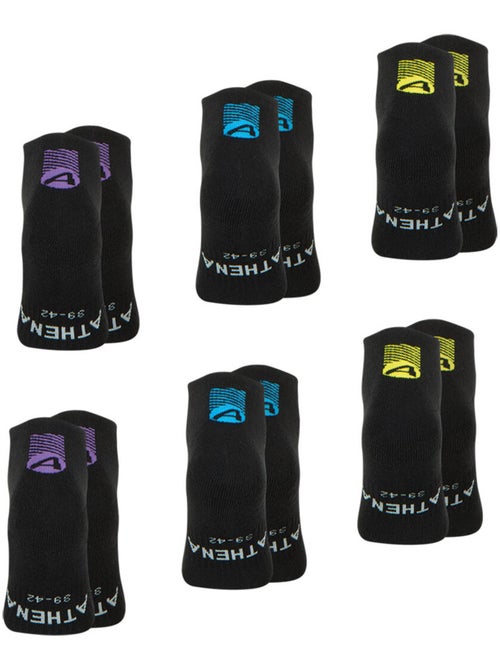 Lot de 6 paires de socquettes homme Training Dry Athena - Kiabi