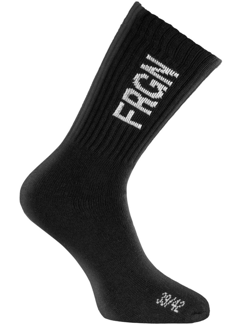 Lot de 6 paires de tennis enfant modèle FRGN Freegun Noir - Kiabi