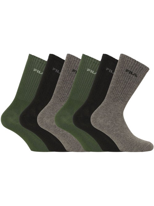 Lot de 6 paires de tennis homme en viscose de bambou fila - Kiabi Lot de 6 paires de tennis homme en viscose de bambou fila - Kiabi
