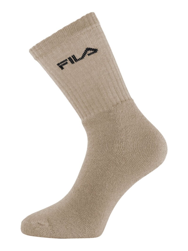Lot de 6 paires de tennis homme F9581 Natural Fila Beige - Kiabi