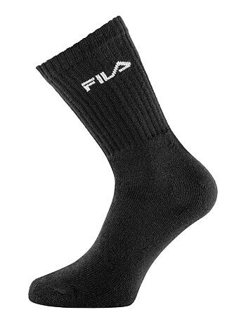 Lot de 6 paires de tennis homme f9581 noir fila