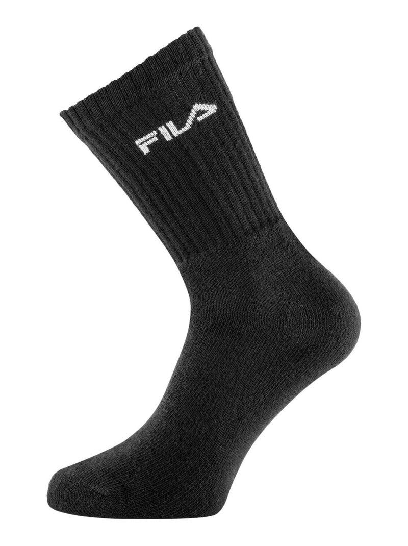 Lot de 6 paires de tennis homme F9581 Noir Fila Noir - Kiabi