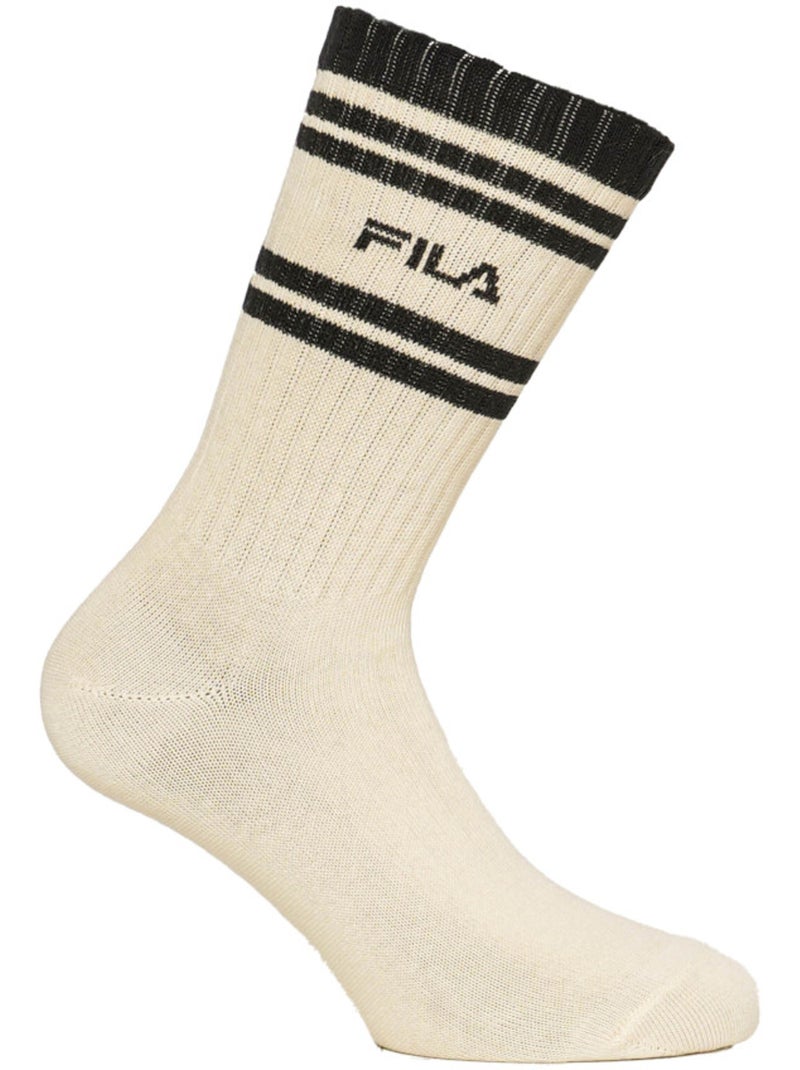 Lot de 6 Paires de tennis homme Lifestyle FU5366 Fila Beige - Kiabi