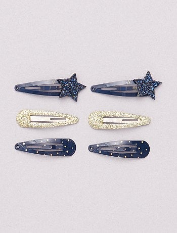 Lot de 6 pinces à cheveux