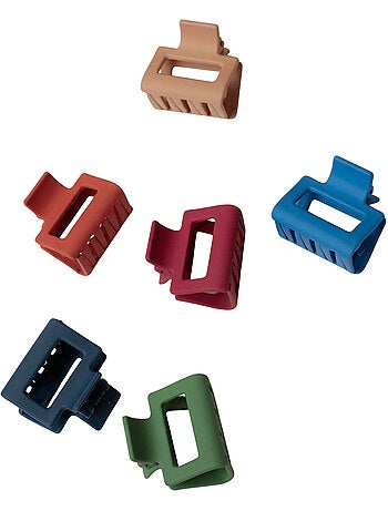 Lot de 6 pinces à cheveux Cuadro