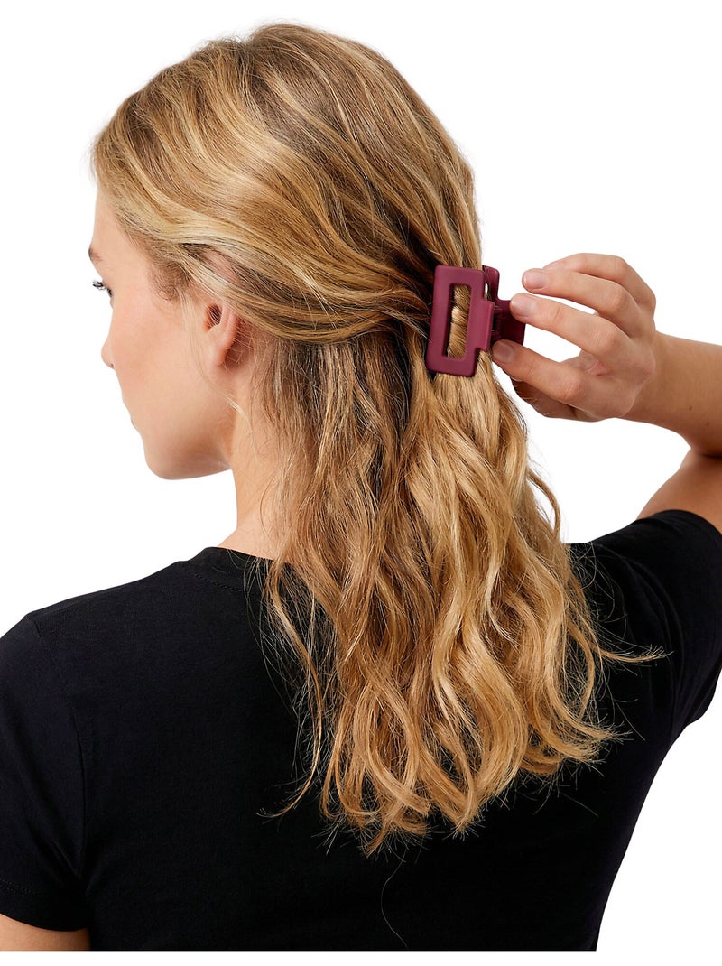 Lot de 6 pinces à cheveux Cuadro Multicolore - Kiabi
