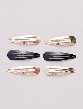 Lot de 6 pinces à cheveux