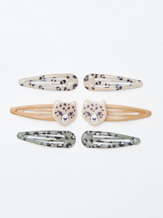 Lot de 6 pinces clic clac