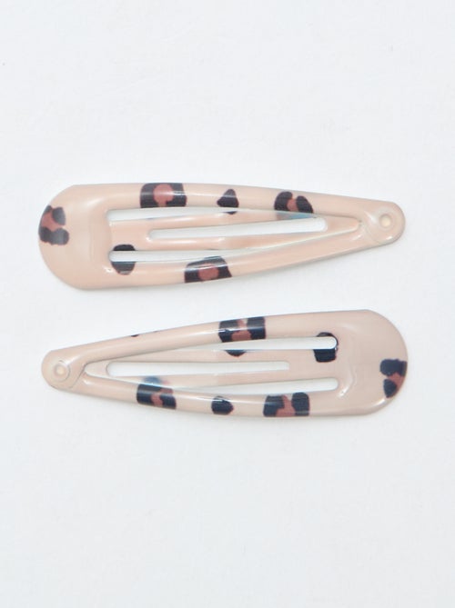 Lot de 6 pinces clic clac - Kiabi