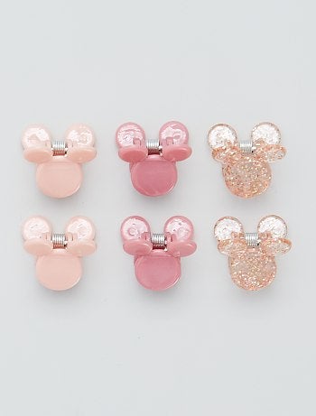 Lot de 6 pinces crabe 'Mickey'