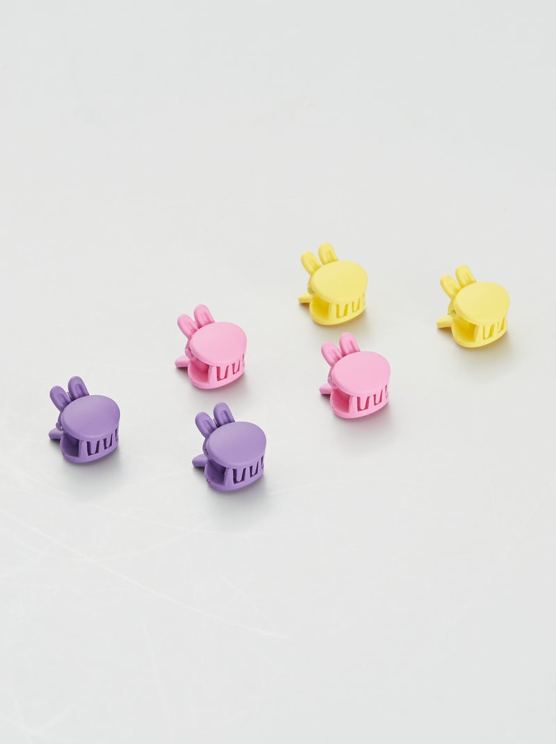 Lot de 6 pinces crabes Multicolore - Kiabi