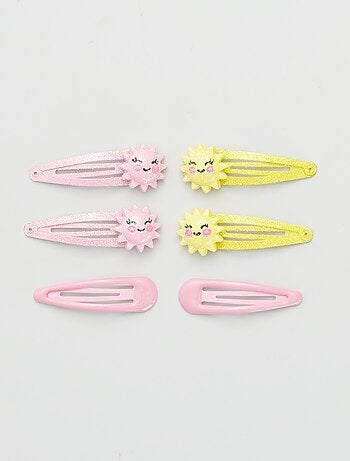 Lot de 6 pinces fantaisie - Kiabi