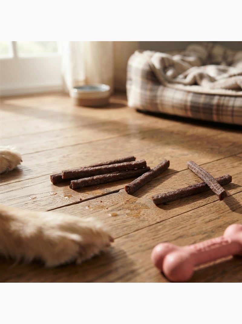 Lot de 6 saucisses boost aux insectes et collagène pour chien 600g Marron - Kiabi