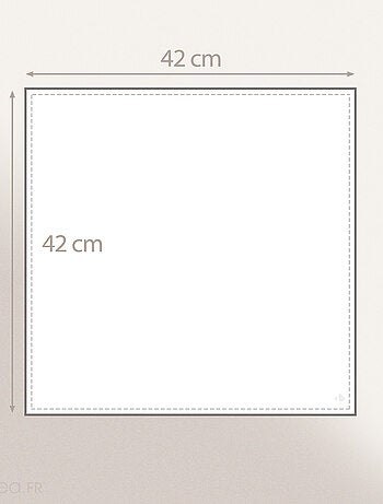 Lot de 6 serviettes de table coton LILI